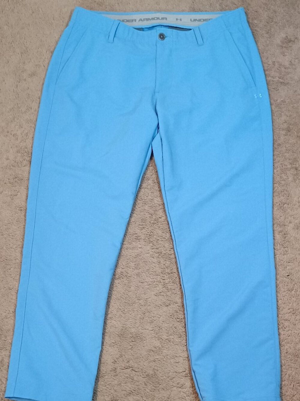 Under Armour/Golf Pants/Mens 34x32 Light Blue UA Storm Athleisure Performance